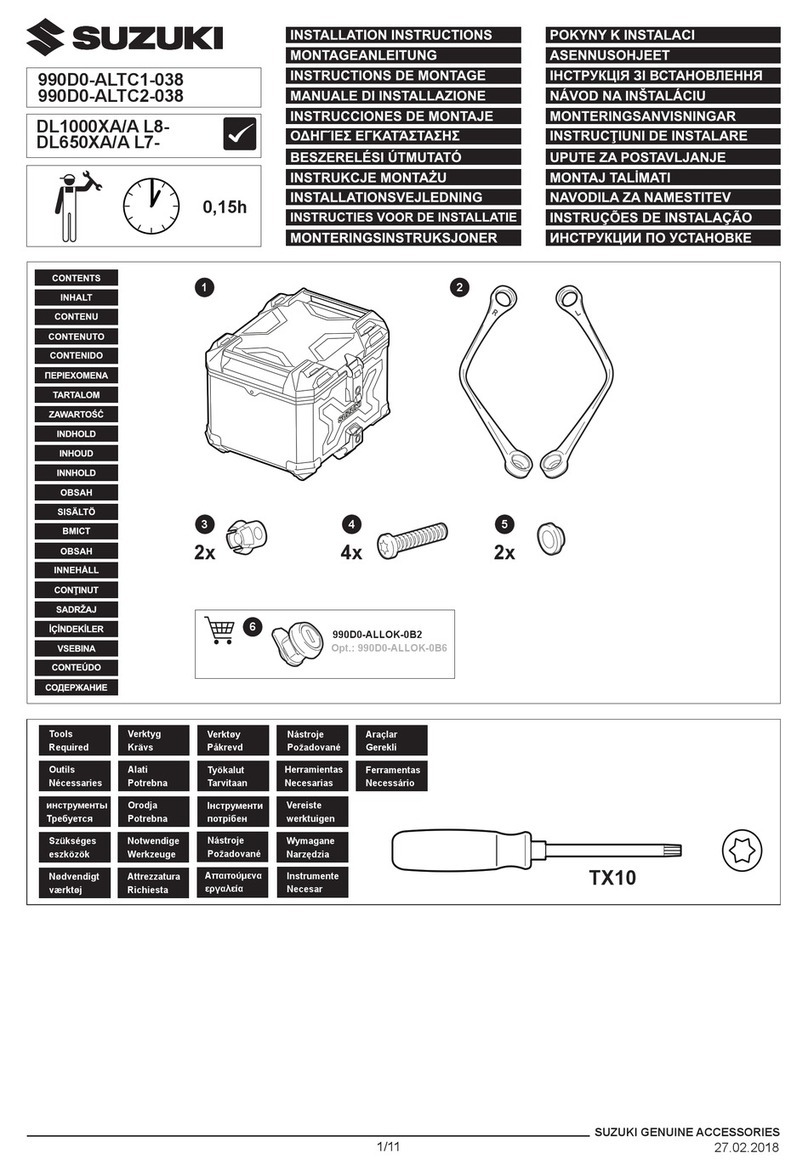 Suzuki 990D0-ALTC1-038 installation instructions