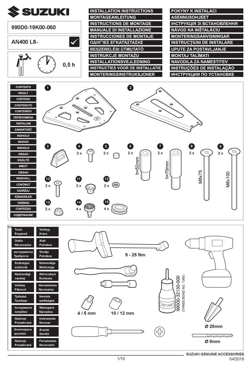 Suzuki 990D0-19K00-060 installation instructions