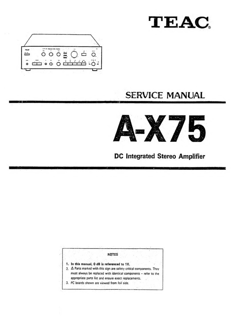 Teac A-X75 Service manual