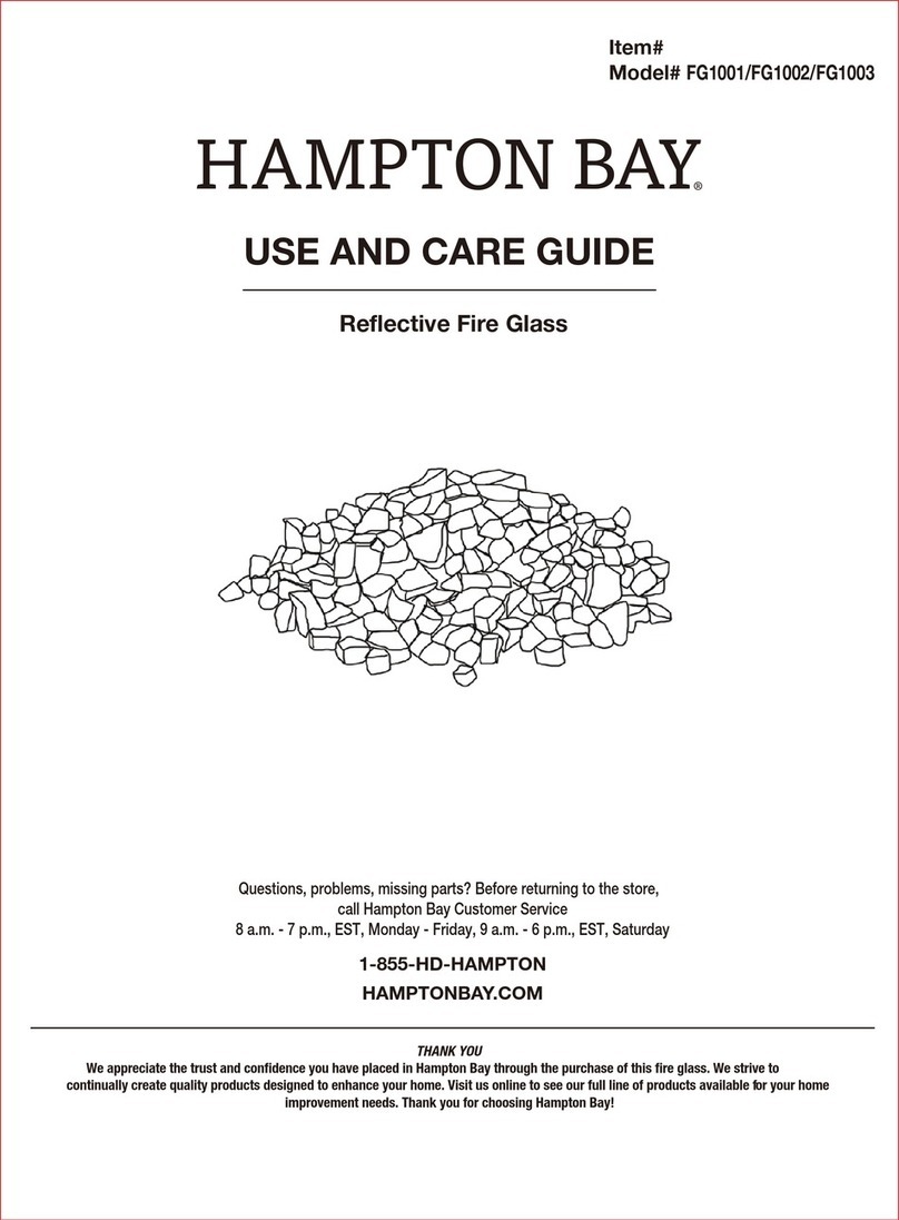 HAMPTON BAY FG1001 Use and care guide HAMPTON BAY FG1001 Use and care guide