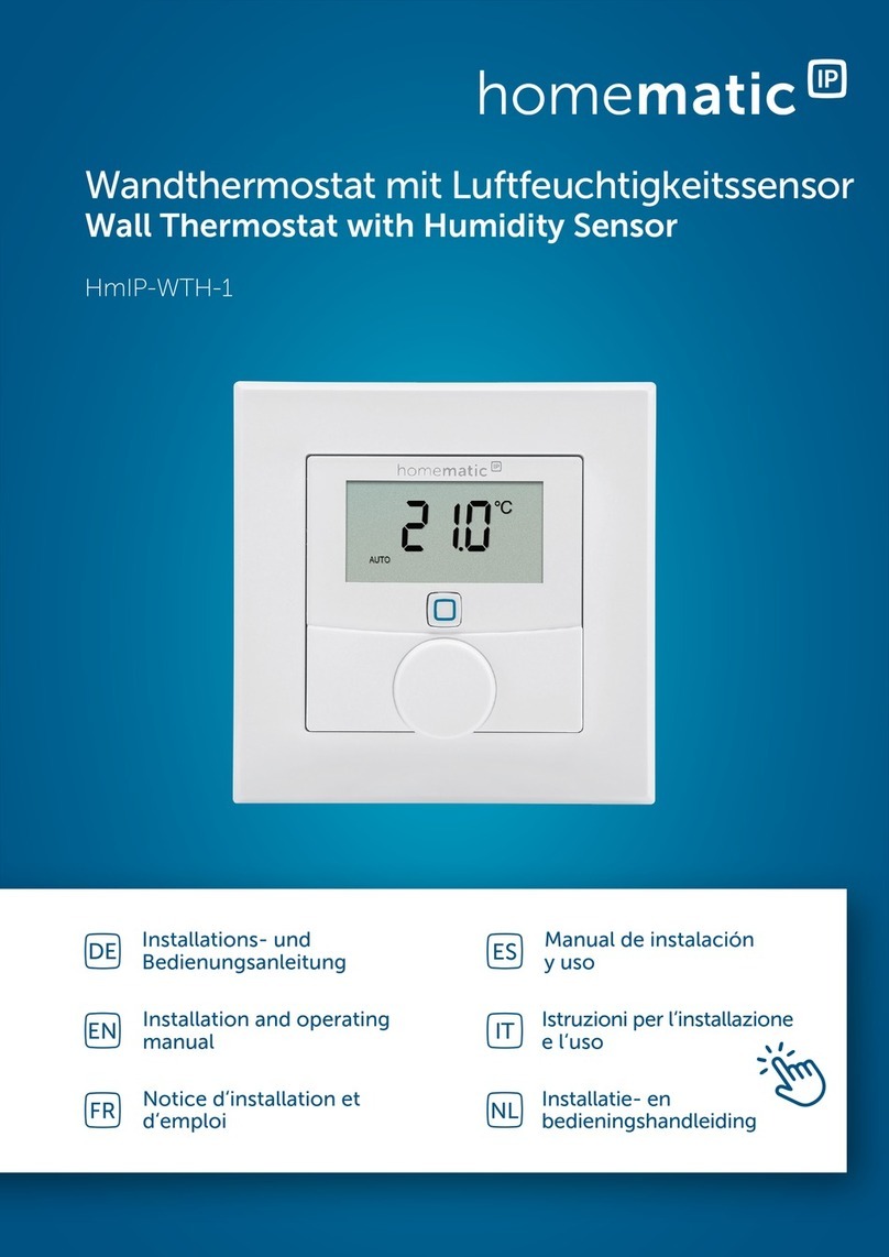 HomeMatic HmIP-WTH-1 User manual