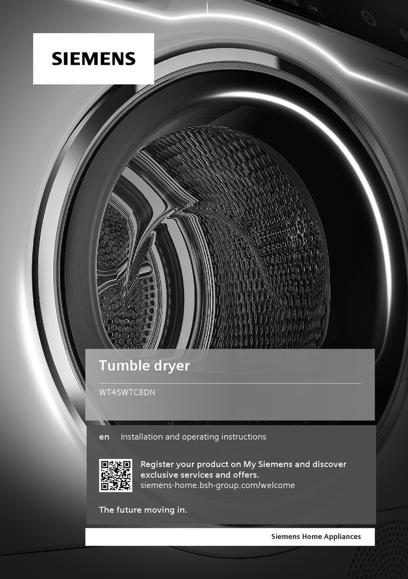 Siemens WT45WTC8DN User manual