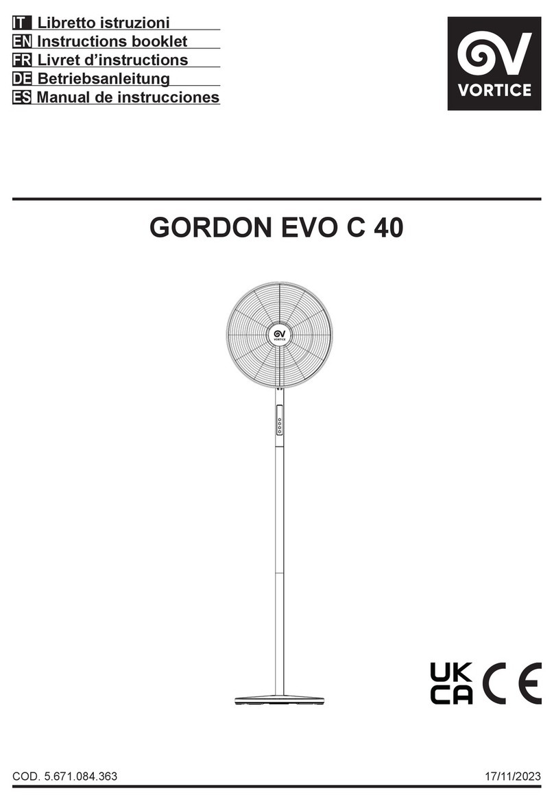 Vortice GORDON EVO C 40 User manual