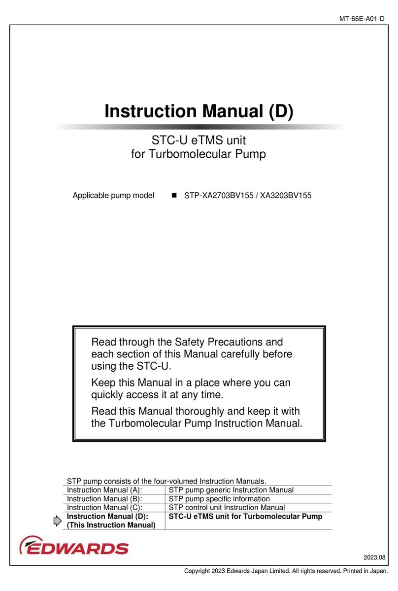 Edwards STP-XA2703BV155 User manual