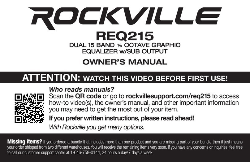 Rockville REQ215 owner's manual