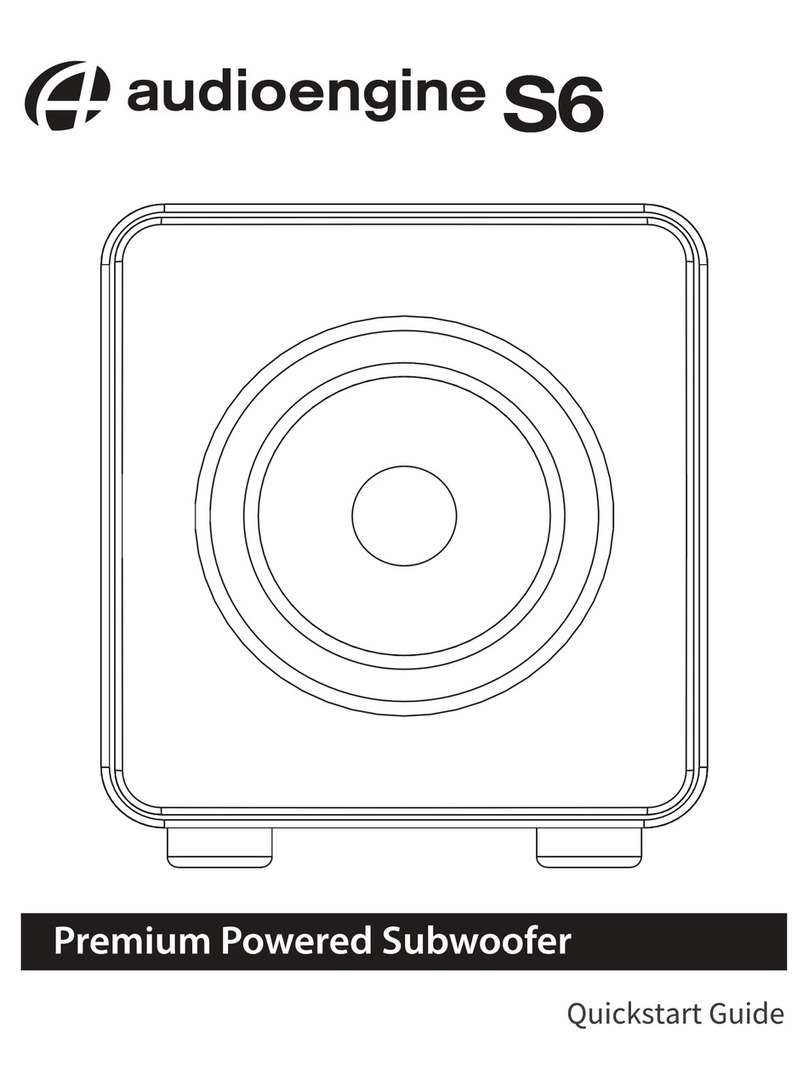 AudioEngine S6 User manual