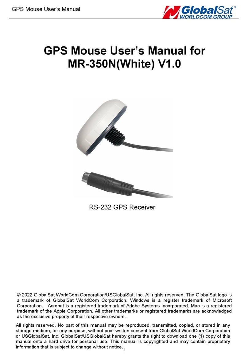 Global Sat MR-350N user manual
