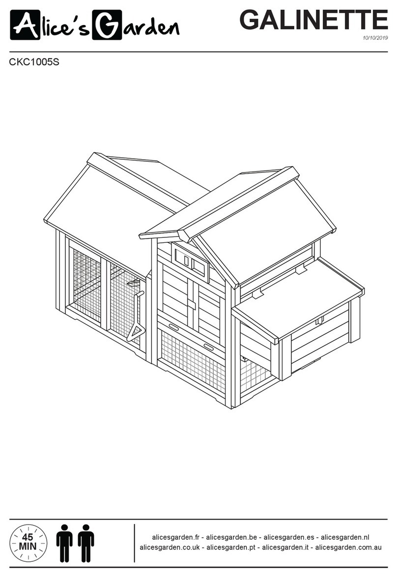 Alice's Garden GALINETTE User manual