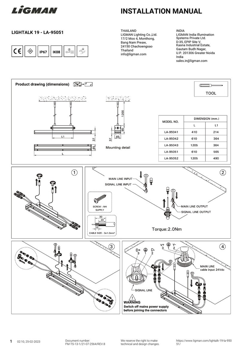 LIGMAN LIGHTALK 19 User manual