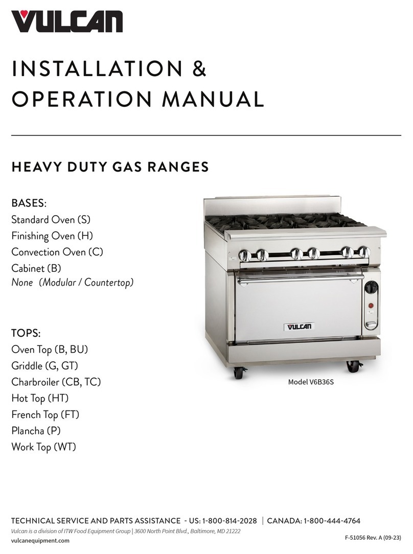 Vulcan-Hart V6B36S User manual
