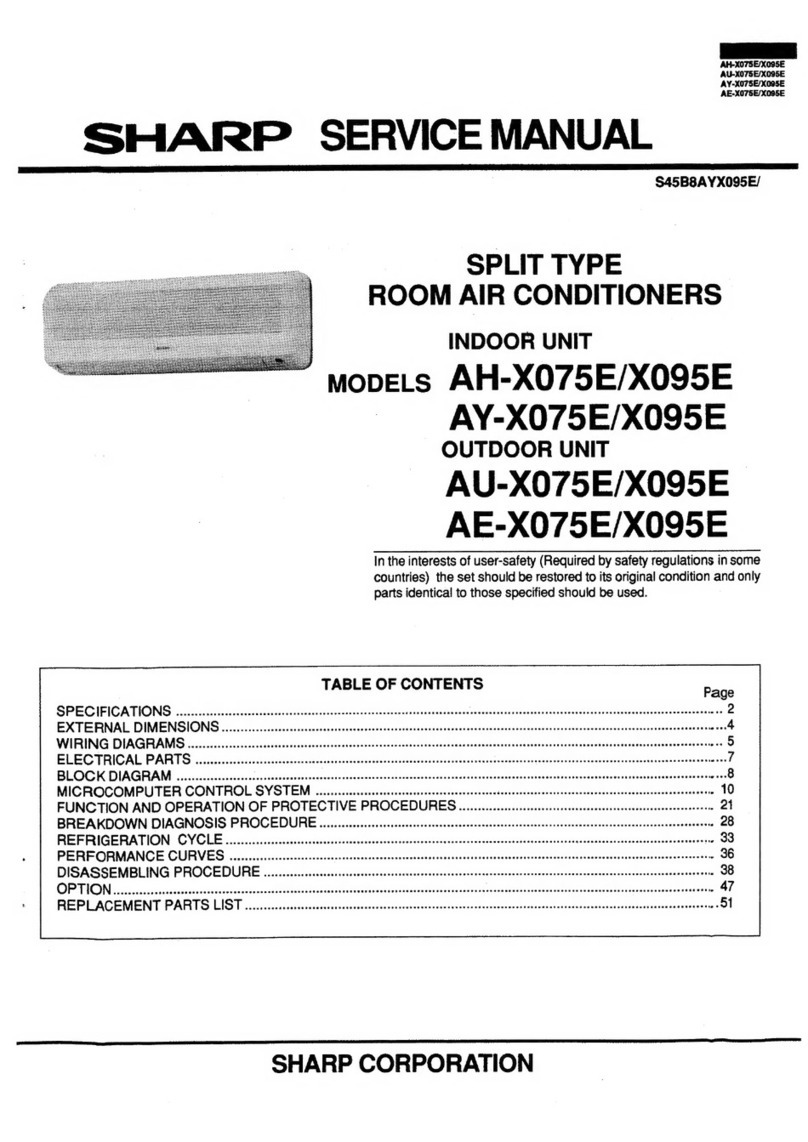 Sharp AH-X075E User manual