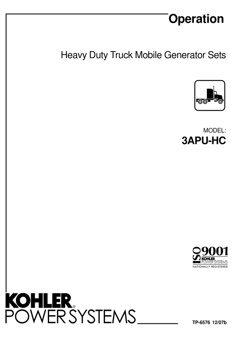 Kohler 3APU-HC User manual