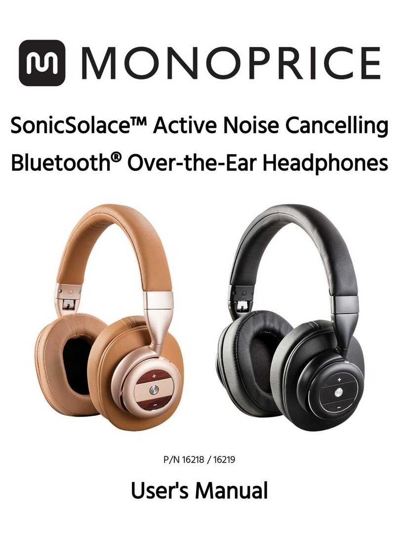 Monoprice SonicSolace 16218 user manual