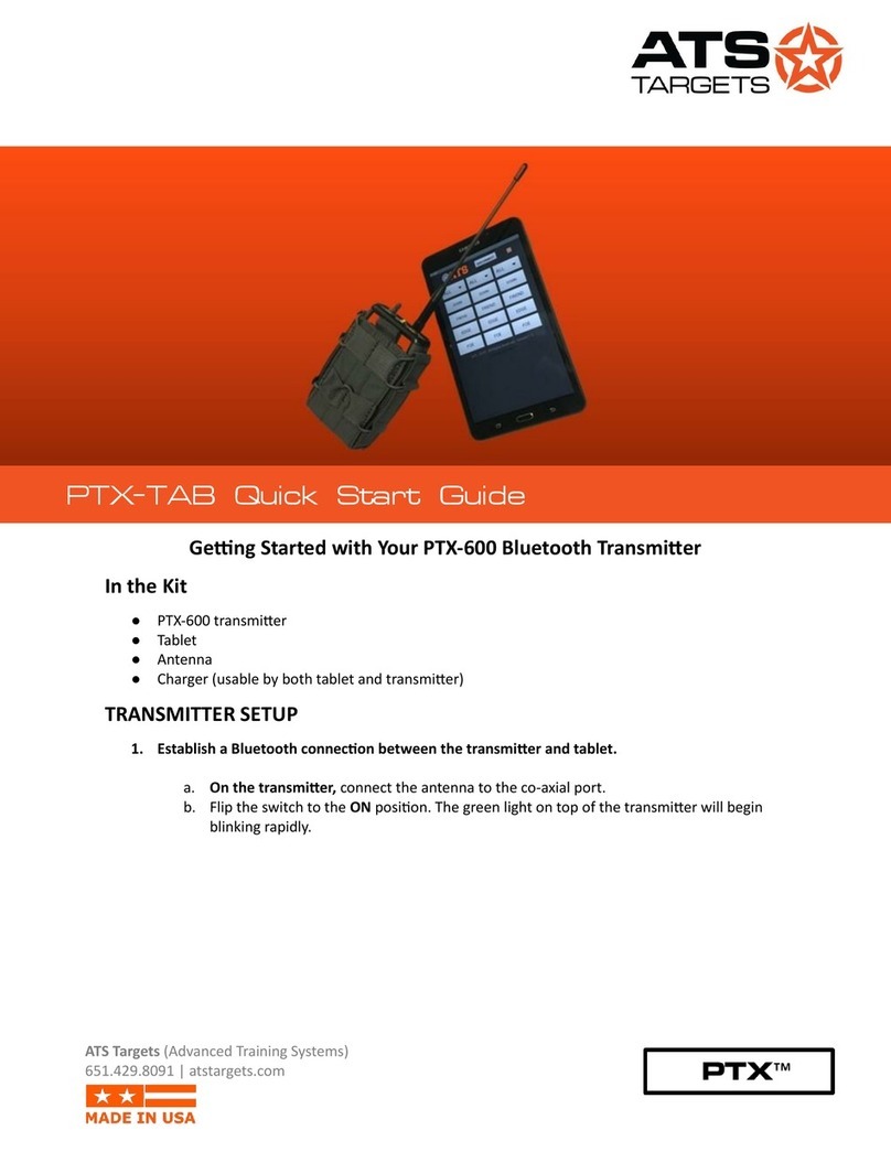 ATS PTX-600 quick start guide