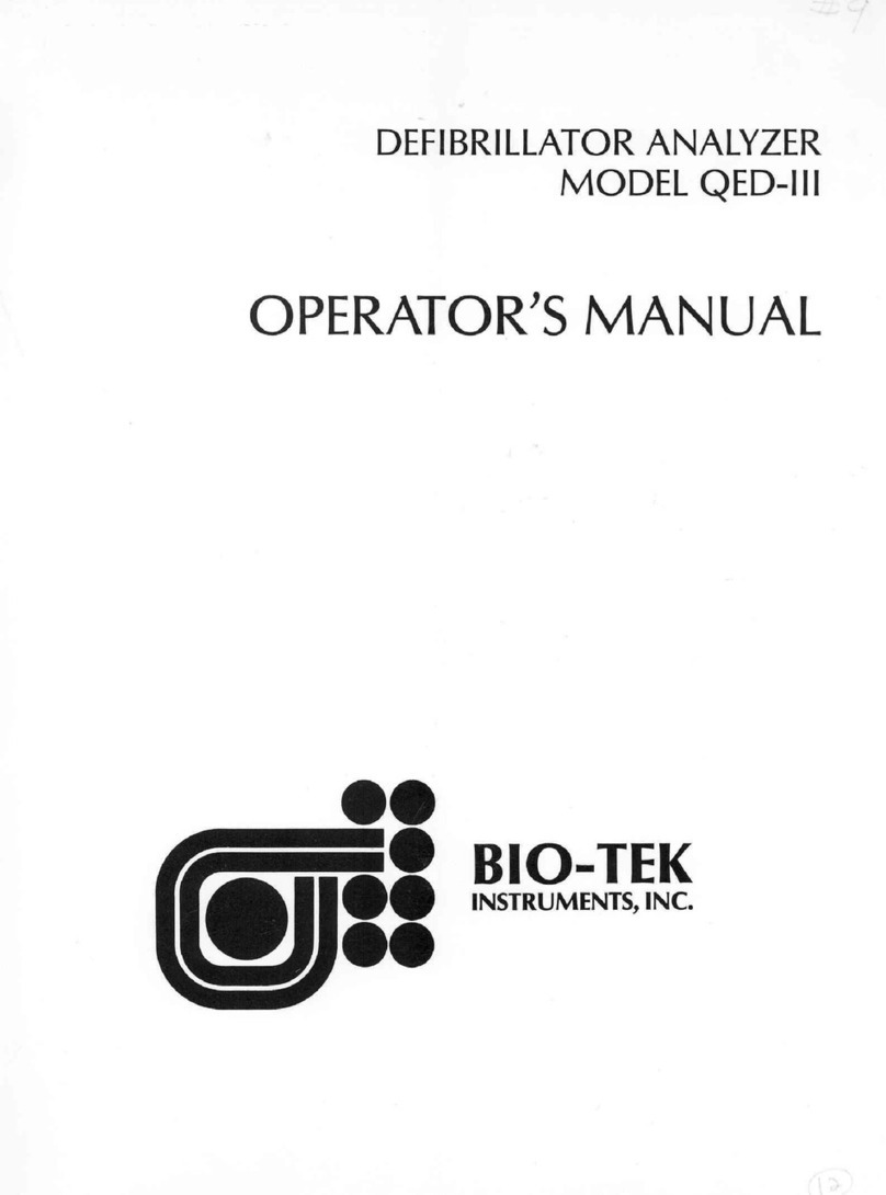 Bio-Tek QED-III Operator's manual