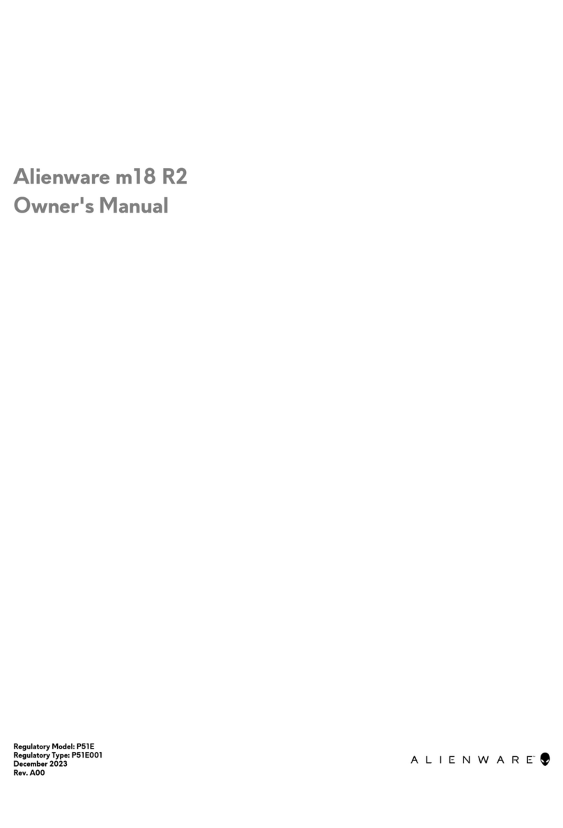 Dell Alienware m18 R2 User manual
