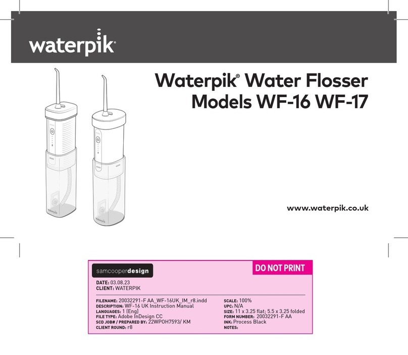 Waterpik WF-16 User manual Waterpik WF-16 User manual