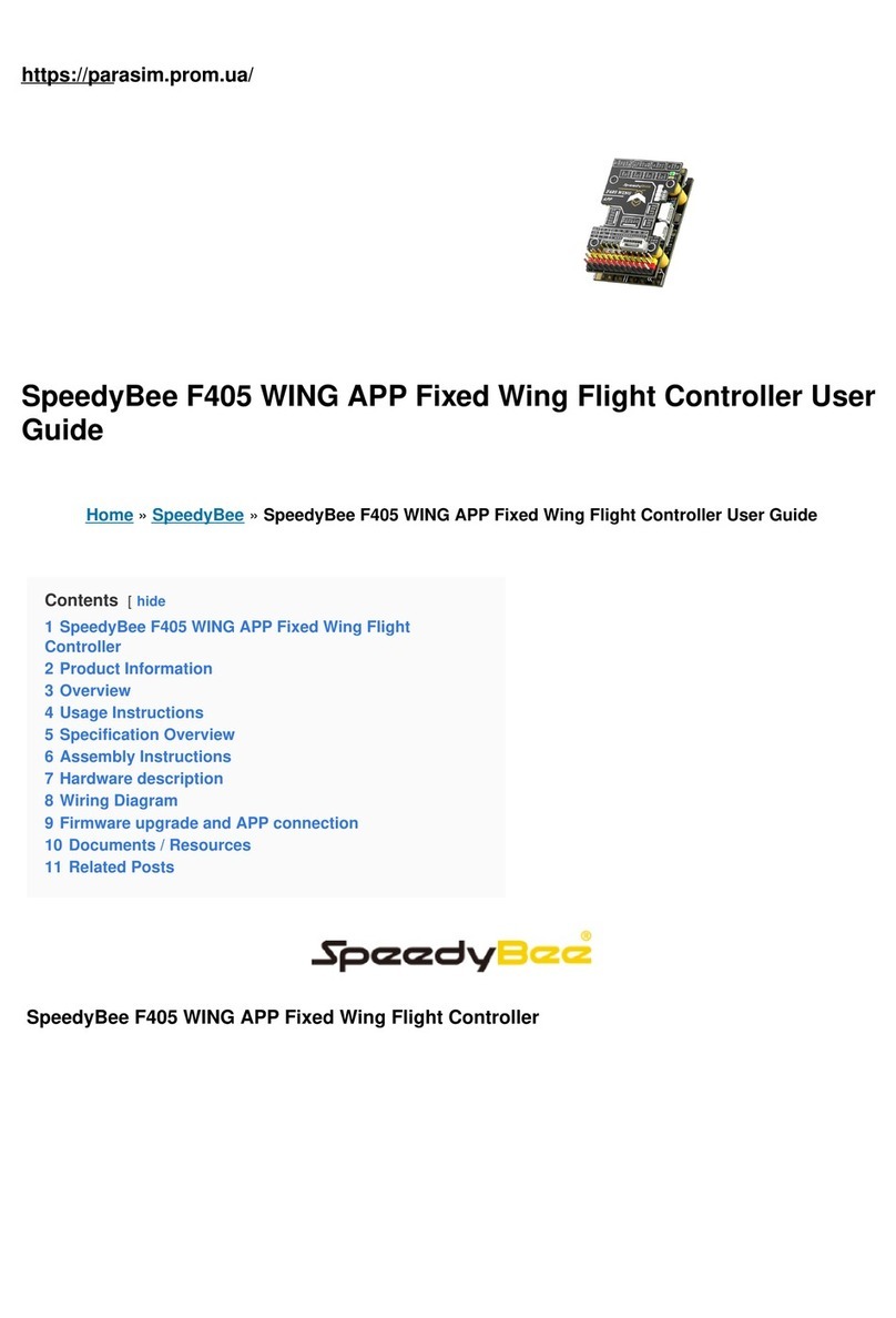 SpeedyBee F405 WING APP User manual