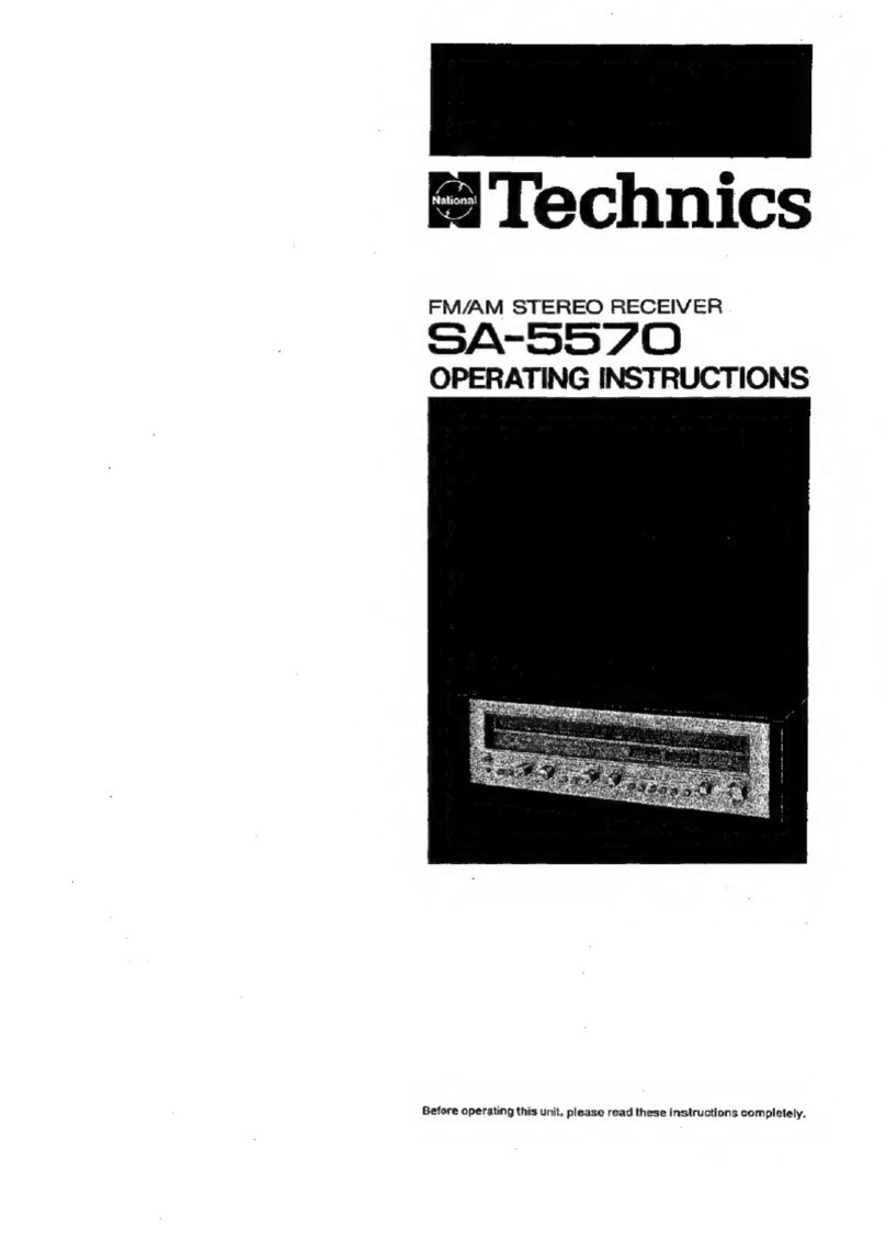 Technics SA-5570 User manual Technics SA-5570 User manual