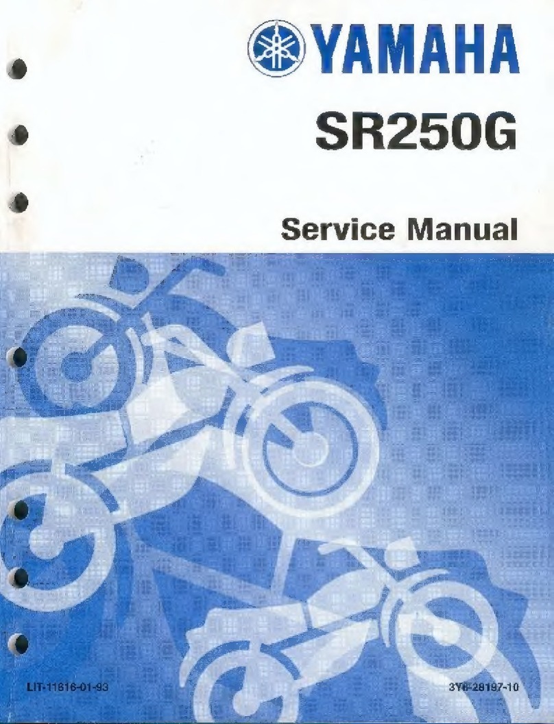 Yamaha SR250G User manual