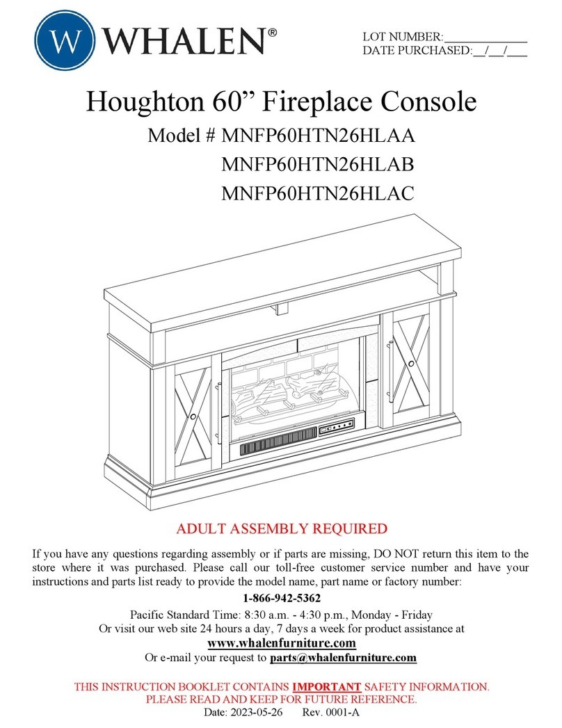 Whalen Houghton MNFP60HTN26HLAA manual