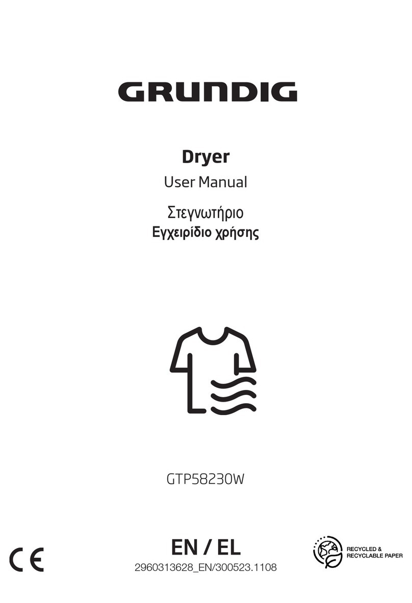 Grundig GTP58230W User manual