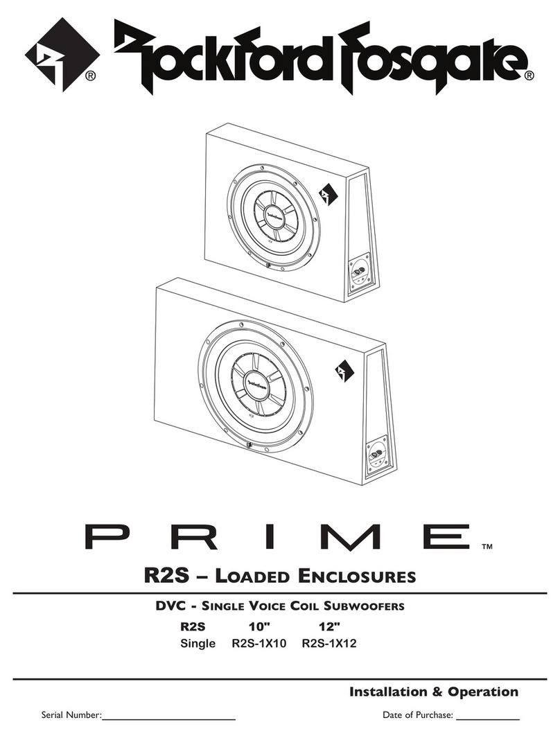 Rockford Fosgate Prime R2S-1X10 Guide