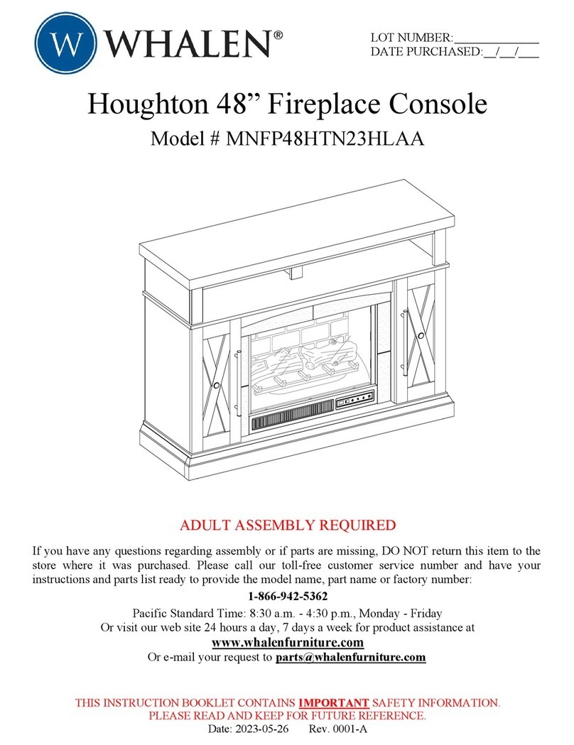 Whalen Houghton MNFP48HTN23HLAA manual