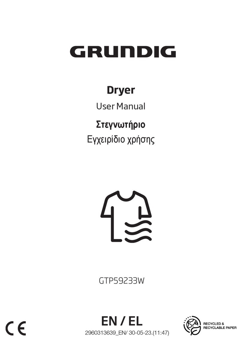 Grundig GTP59233W User manual