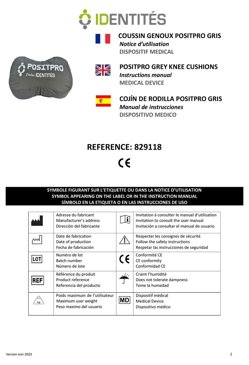 identités POSITPRO 829118 User manual