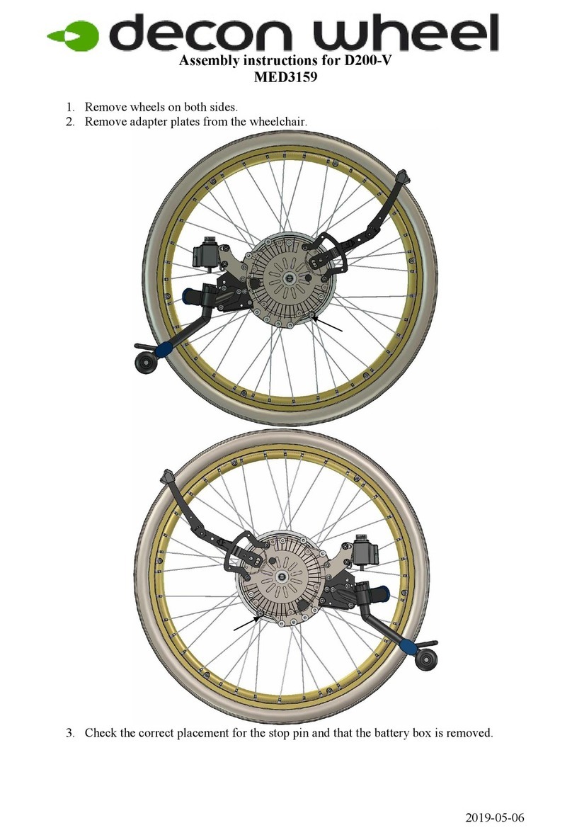 Decon wheel D200-V User manual Decon wheel D200-V User manual
