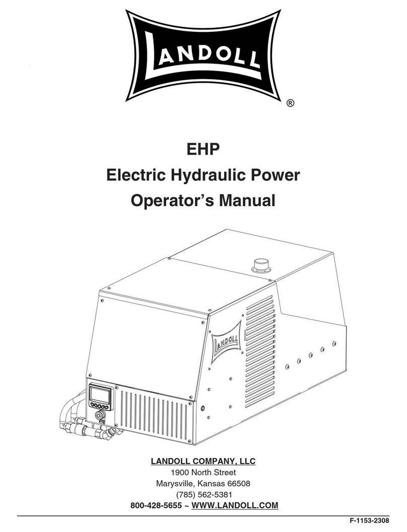 Landoll EHP Operator's manual