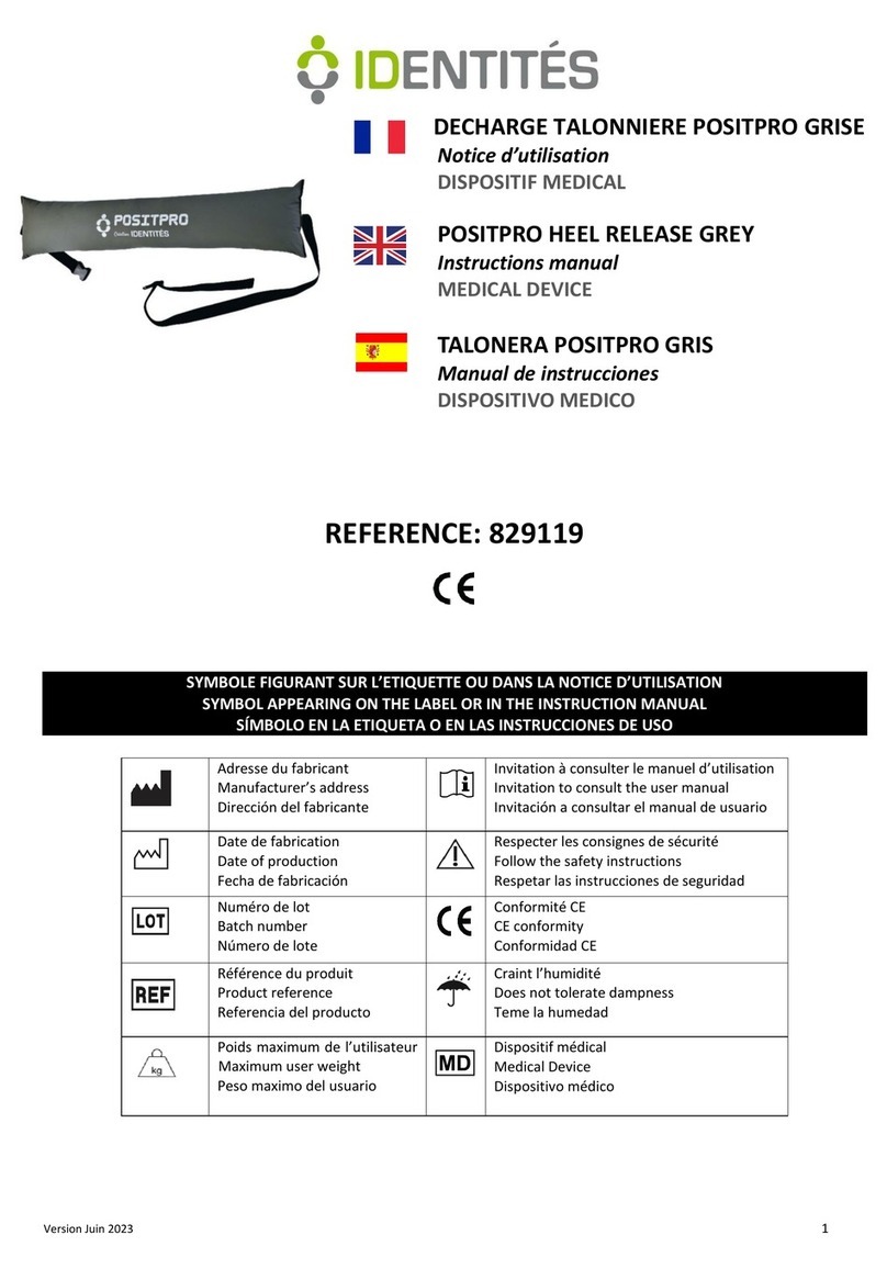 identités POSITPRO 829119 User manual