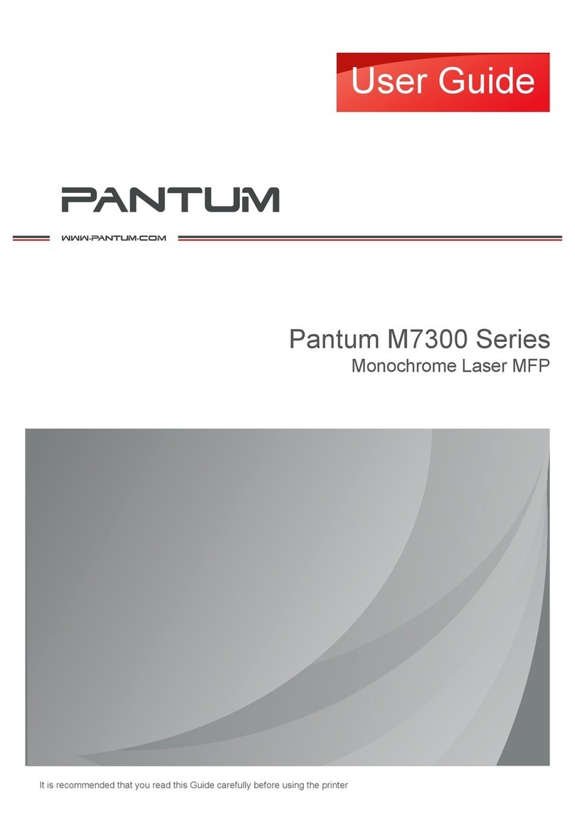 Pantum M7300 Series User manual Pantum M7300 Series User manual
