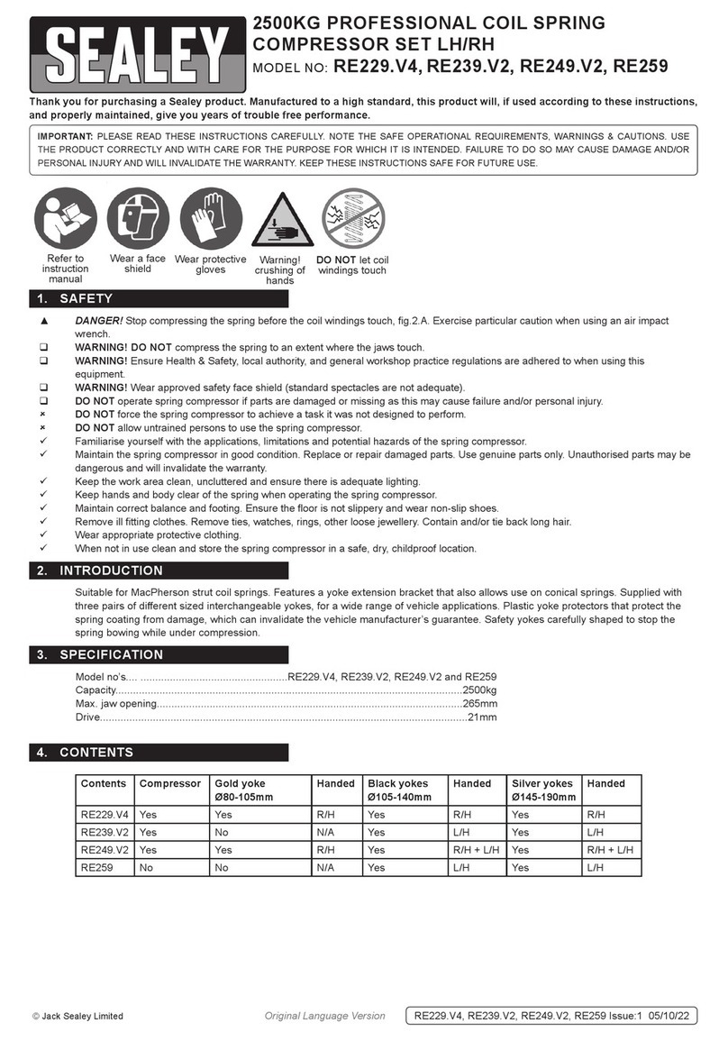 Sealey RE229.V4 User manual