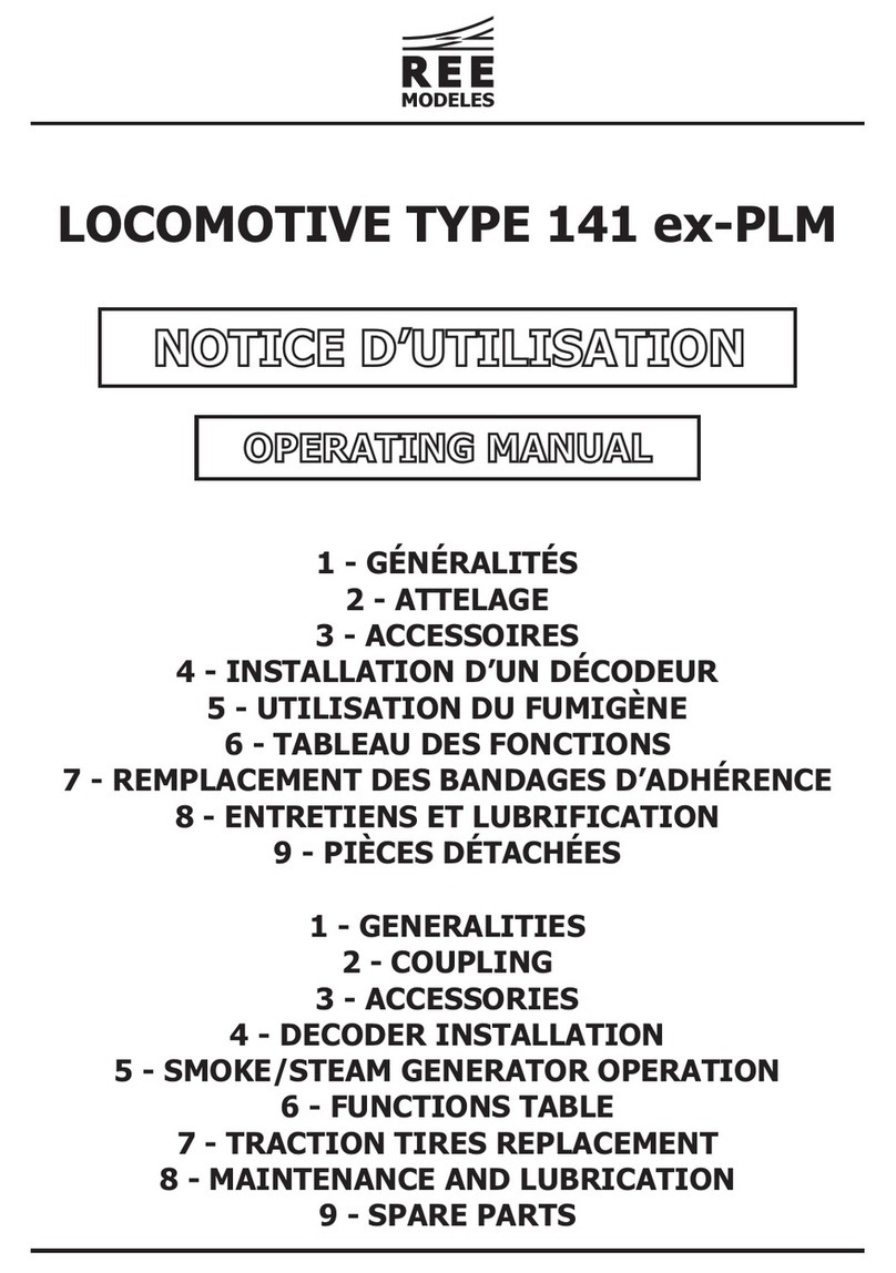 REE MODELES 141 ex-PLM operating manual