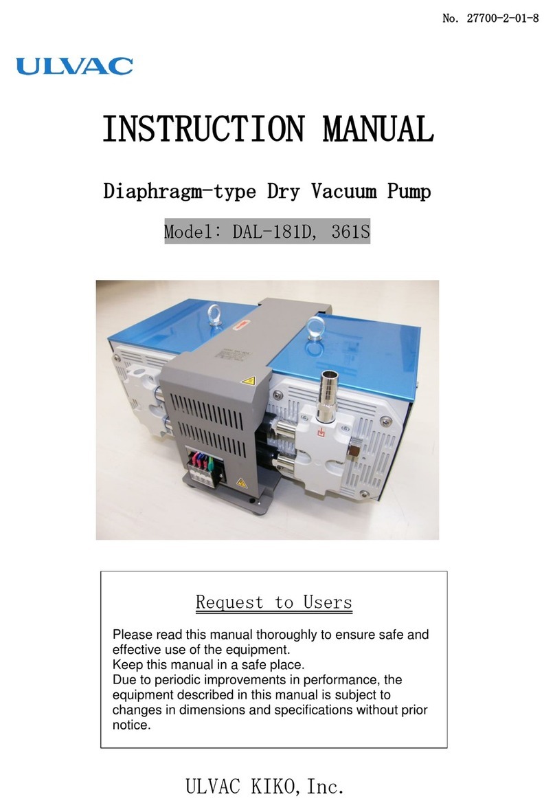 Ulvac DAL-181D instruction manual