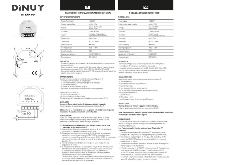 DINUY MI KNX 001 manual