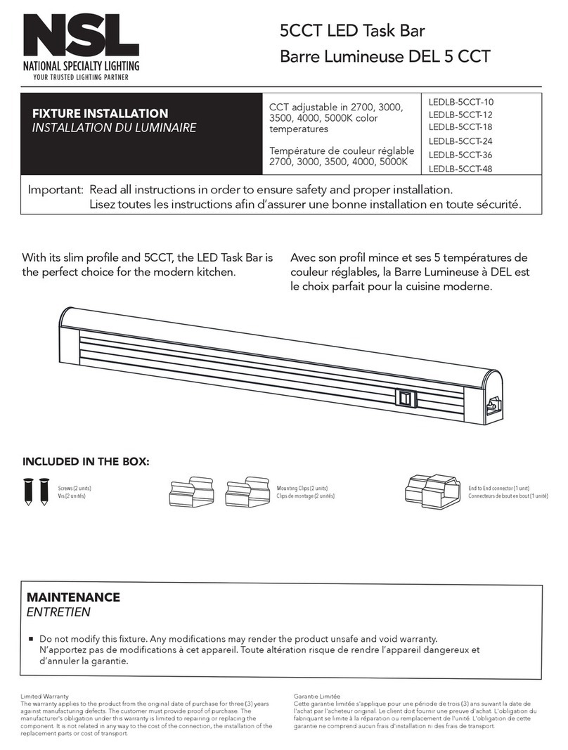NSL LEDLB-5CCT-10 manual