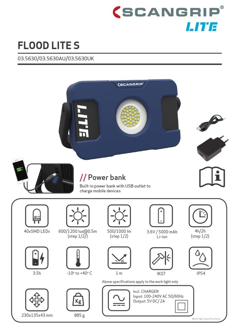 SCANGRIP LITE FLOOD LITE S User manual