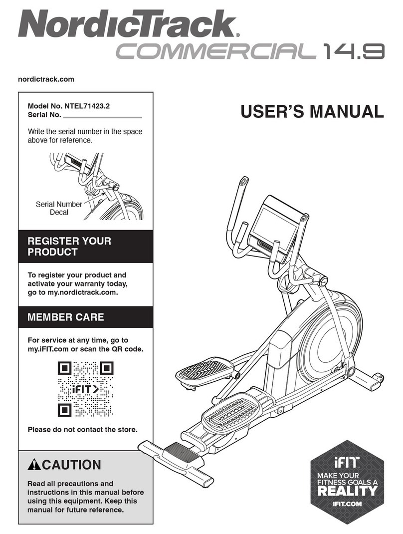 NordicTrack Commercial 14.9 user manual
