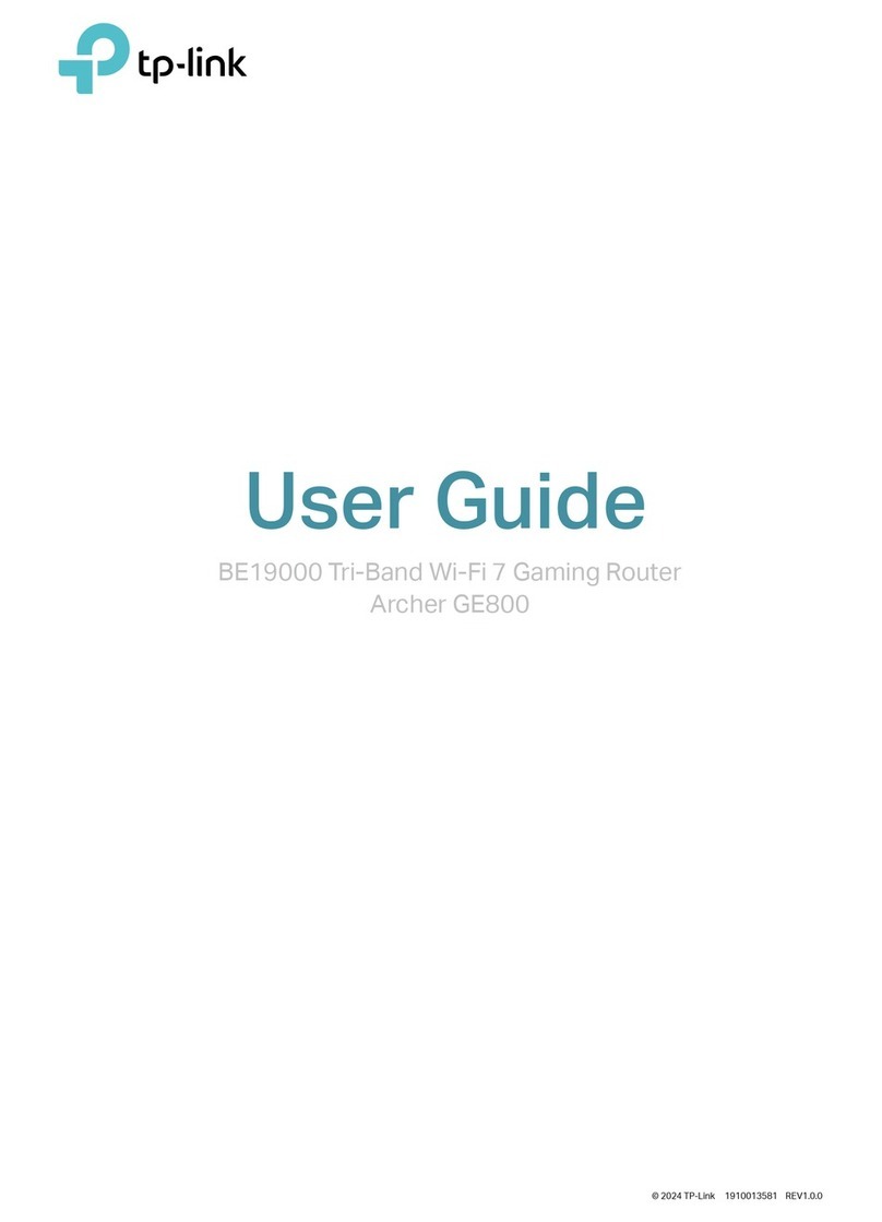 TP-Link Archer GE800 User manual