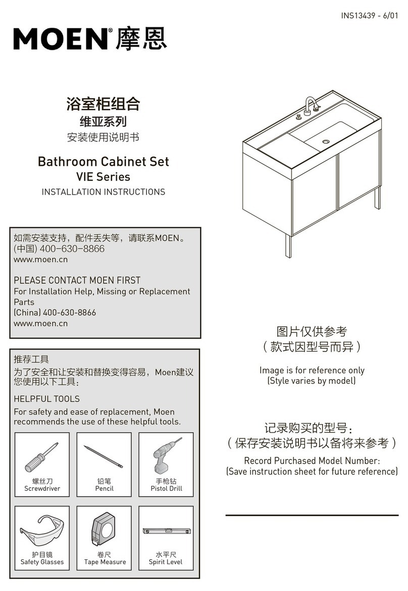 Moen VIE Series installation instructions