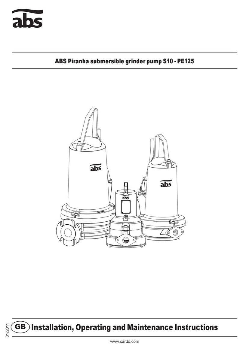 ABS Piranha S10/4W-50 Installation, Operating and Maintenance Instruction