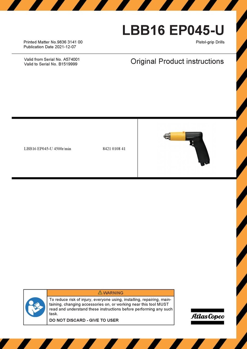 Atlas Copco LBB16 EP045-U User manual