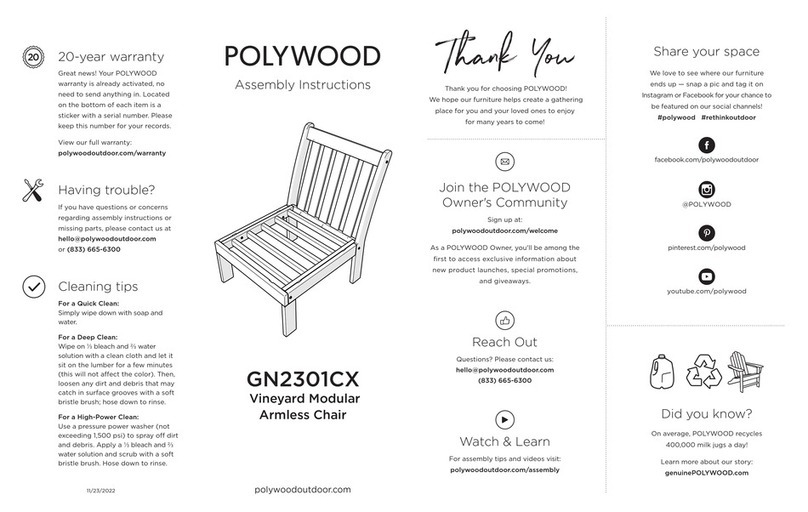 Polywood GN2301CX User manual