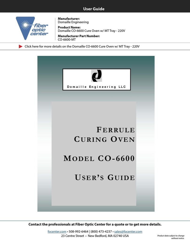 DOMAILLE ENGINEERING CO-6600 user guide DOMAILLE ENGINEERING CO-6600 user guide