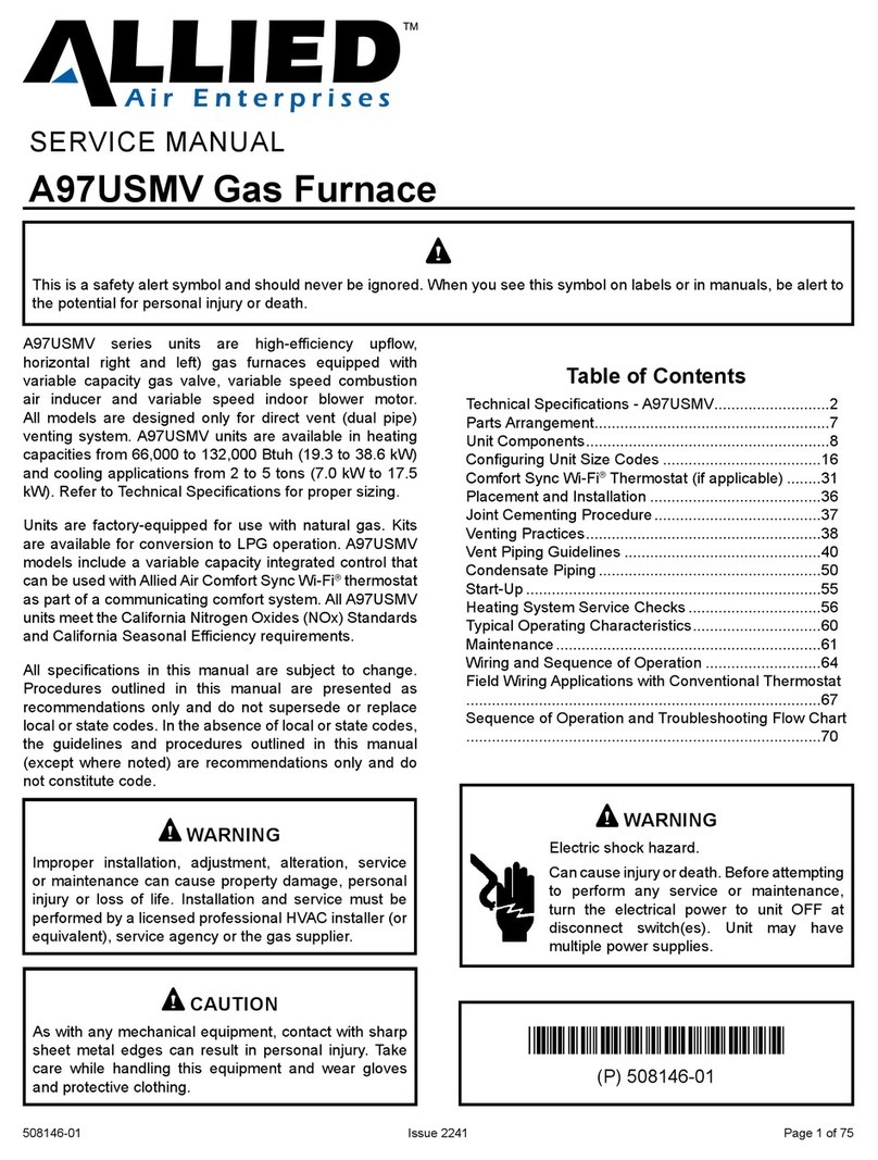 Allied A97USMV Service manual