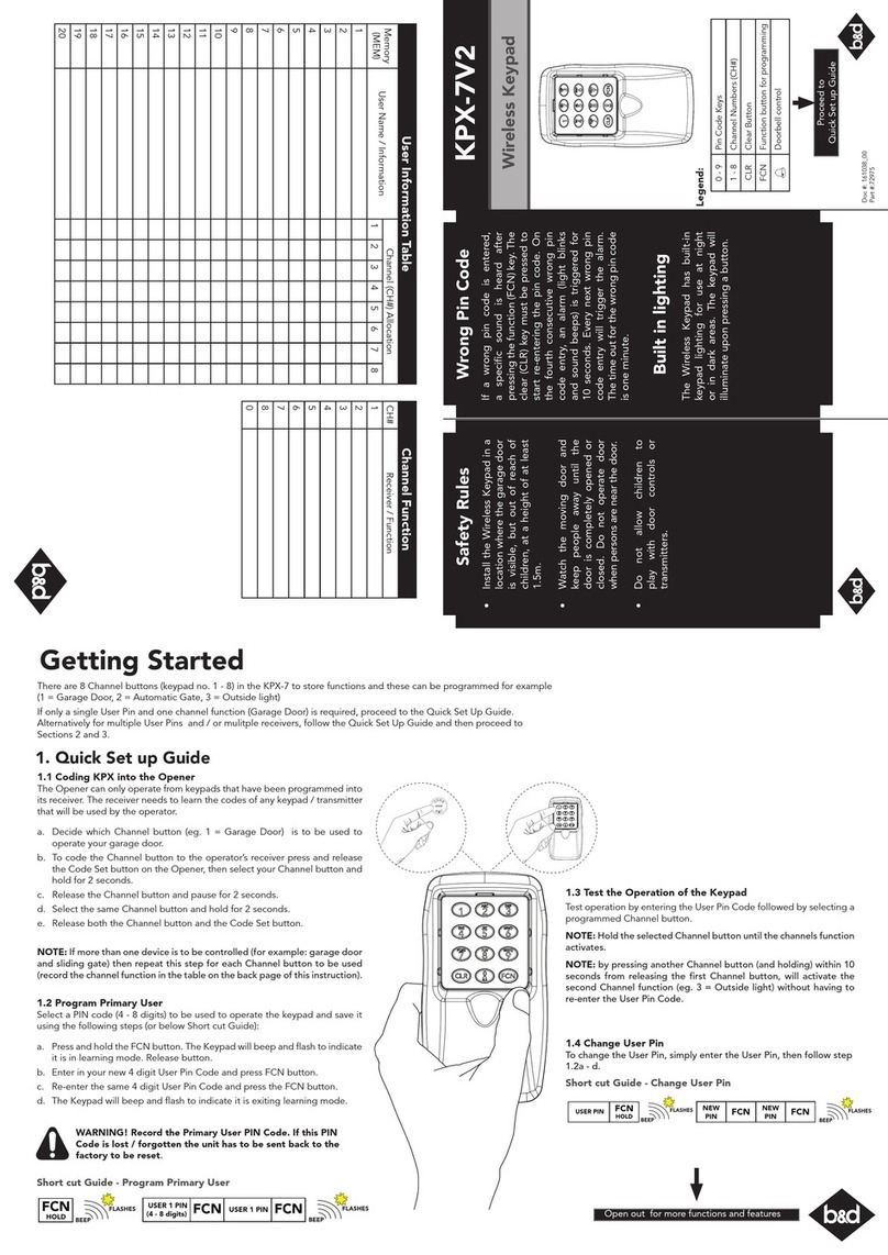 B&D KPX-7V2 User manual