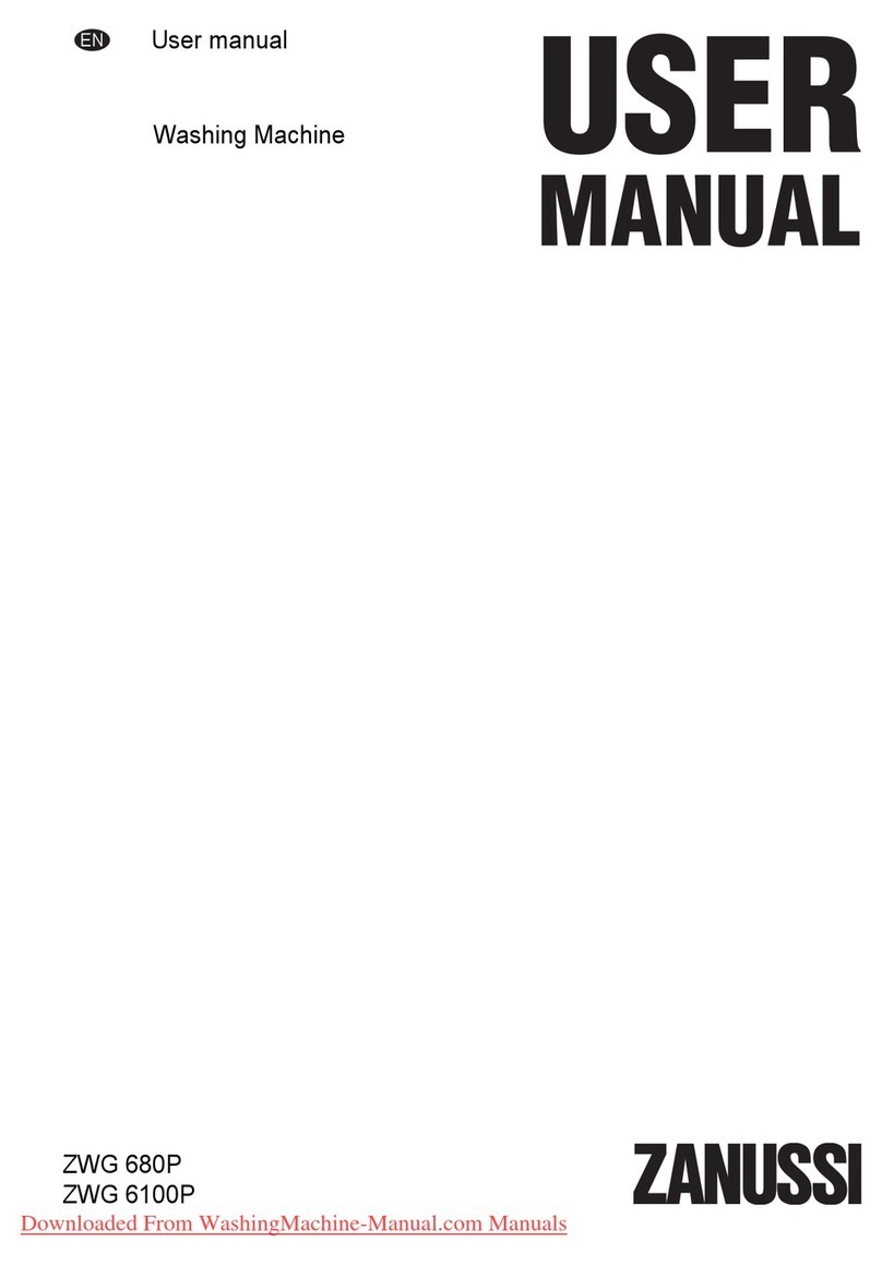 Zanussi ZWG 6100P User manual